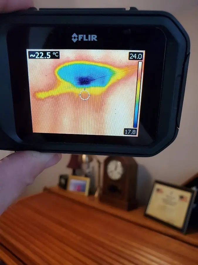 Thermal imaging inspection for water damage in Russellville